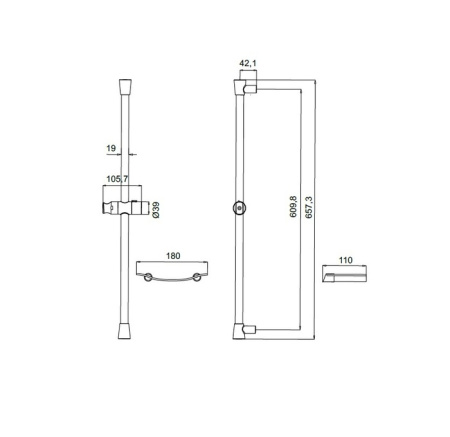 Стойка для душа IDDIS Sicily (SIC6500i17)