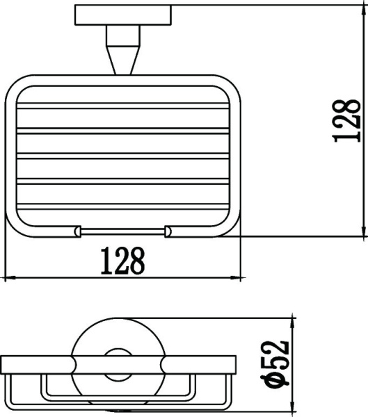 Мыльница решетка настенная Savol 87 S-008732