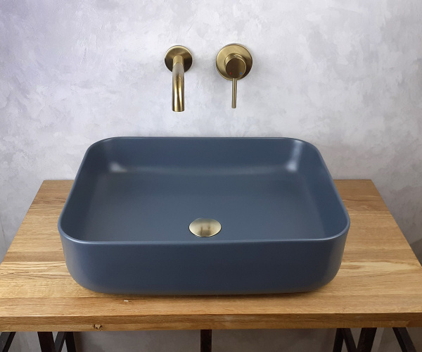 Накладная раковина (50х39) Bronze de Luxe Scandi 6127-DGM