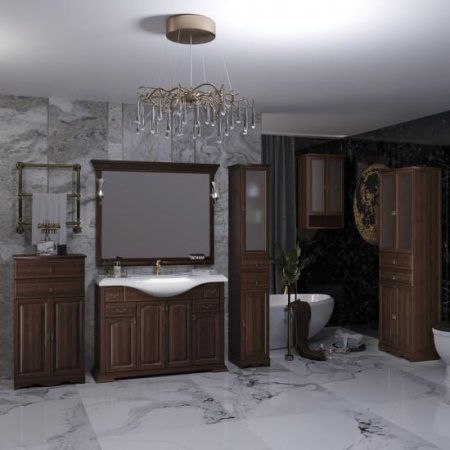 Тумба под раковину Opadiris Риспекто 120 Z0000009574  орех антикварный (без раковины)