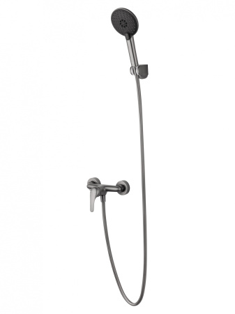Смеситель для душа WONZON & WOGHAND, темный графит WW-4540-BGG