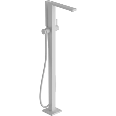 Смеситель для ванны напольный Hansgrohe Tecturis E 73445700 белый матовый