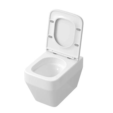 Унитаз подвесной безободковый Grossman  GR-4410SQ с сиденьем микролифт