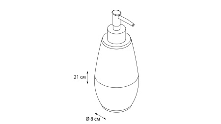 Дозатор жидкого мыла FIXSEN DECO FX-280-1