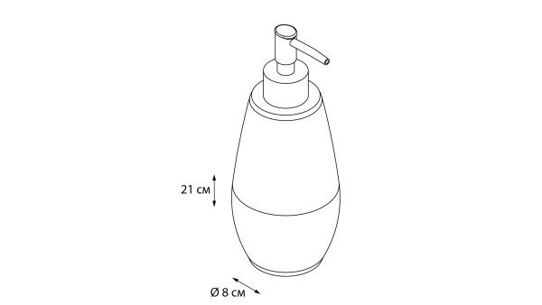 Дозатор жидкого мыла FIXSEN DECO FX-280-1
