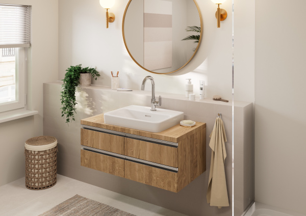 Смеситель для раковины с донным клапаном Hansgrohe Vernis Blend 71554000 хром