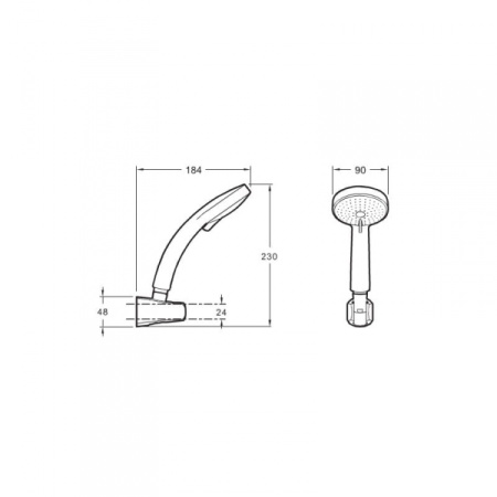 Душевой набор Jacob Delafon Citrus E12904-CP