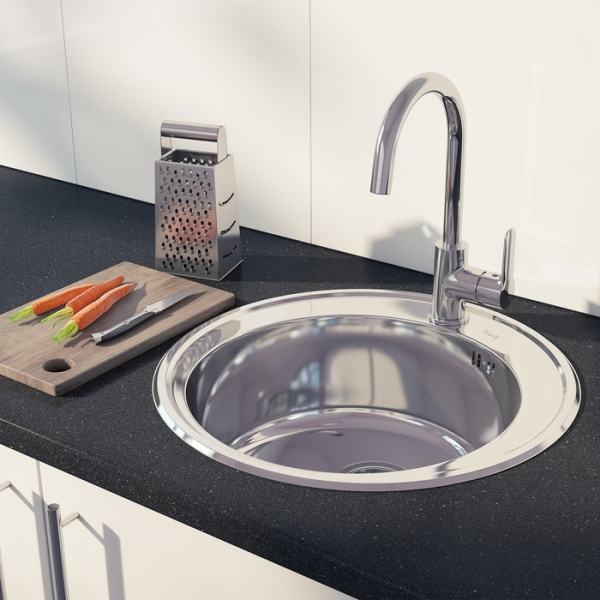 Мойка IDDIS Basic D510 нержавеющая cталь полированная (BAS51P0i77)