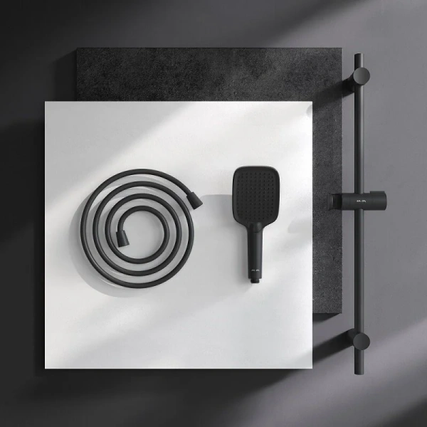 Душевой гарнитур Am.Pm X-Joy F018F022, лейка 3 режима струи, черный матовый