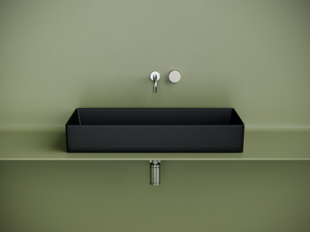 Раковина накладная (80,1х36) Ceramica Nova Element CN6072MB