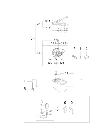 Крышка для сиденья GROHE Sensia Arena 14925SH0