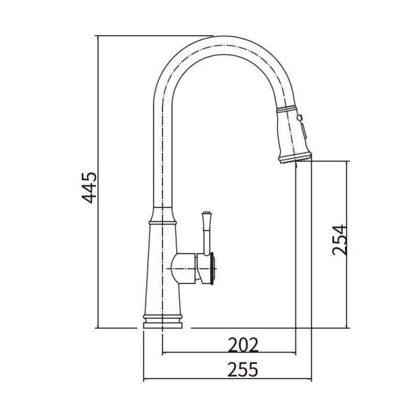 Смеситель для кухни FASHUN A56108 Смеситель для кухни FASHUN A56108