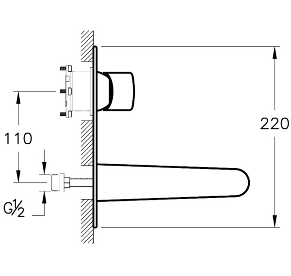 Смеситель для раковины VitrA Root Round A4272126EXP медь