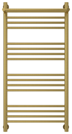 Полотенцесушитель Водяной Сунержа Богема с полкой + (100х50) Состаренная Латунь 051-0223-1050