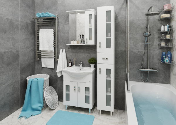 Тумба под раковину напольная Onika Кристалл 60 106123