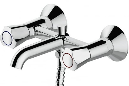 Смеситель для ванны Bravat Duo F6133186CP-B-RUS