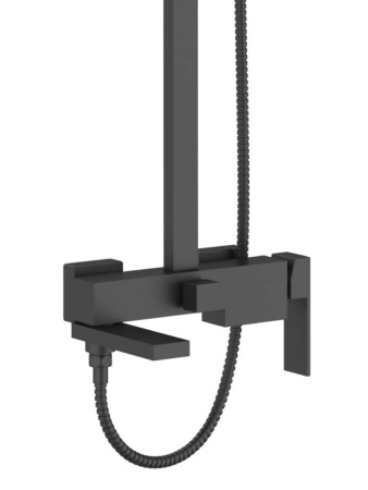 Душевая система смеситель с изливом Agger Great A2893344 черный