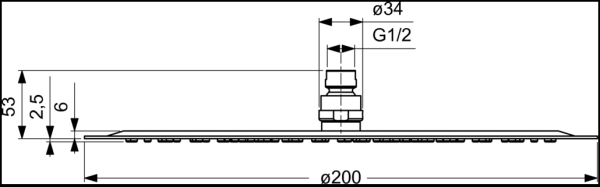 Верхний душ Ideal Standard IdealRain Luxe B0383MY Верхний душ Ideal Standard IdealRain Luxe B0383MY