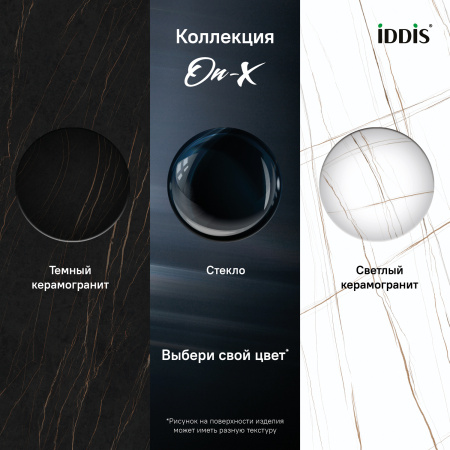 Бумагодержатель IDDIS с полкой со вставкой из стекла On-X (ONXBL02i43)