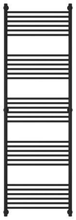 Полотенцесушитель Водяной Прямая Сунержа Богема + (190х60) Матовый Черный 31-0220-1960