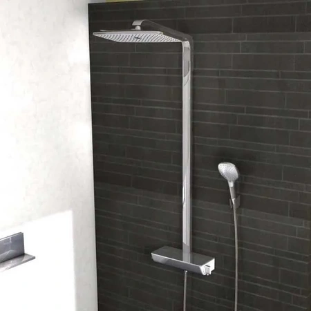 Душевая система с термостатом Hansgrohe Raindance Select E 360 Showerpipe 27112000 хром
