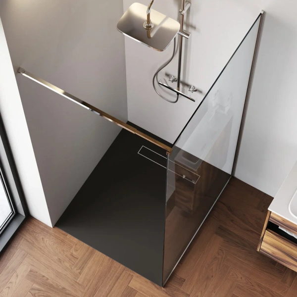 Душевая перегородка 100 см Am.Pm Func W84WI-100-F1-MTE хром