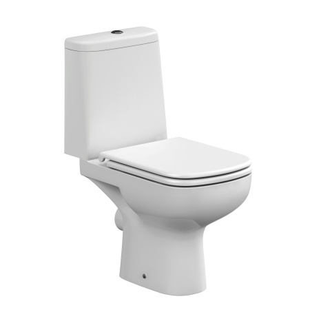 Унитаз напольный безободковый Cersanit LARA Clean On 011 3/5 DPL EO 63565