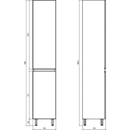 Пенал ASB-Mebel Марко 35 10741