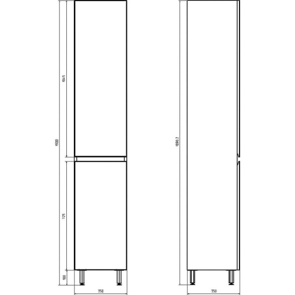Пенал ASB-Mebel Марко 35 10741