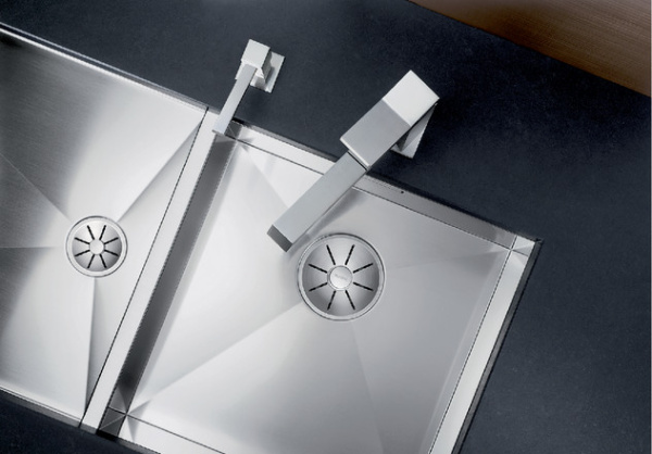 Кухонная мойка Blanco Zerox 400/550-Т-U (чаша слева) 521605