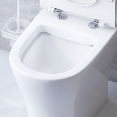 Унитаз-компакт безободковый с сиденьем микролифт Damixa Sirius DX86C8600SC