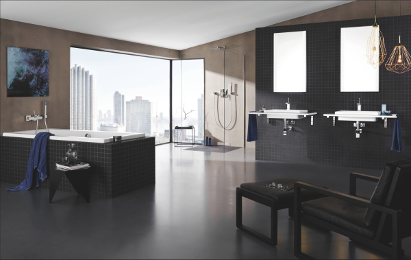 Смеситель для ванны Grohe Eurocube Joy 23666 000 (23666000) хром