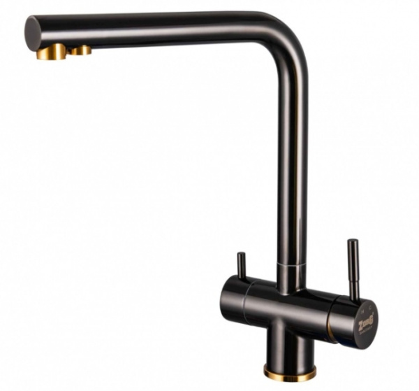 Смеситель для кухни (под фильтр) Zorg SZR-2020 BR/ GRAFIT