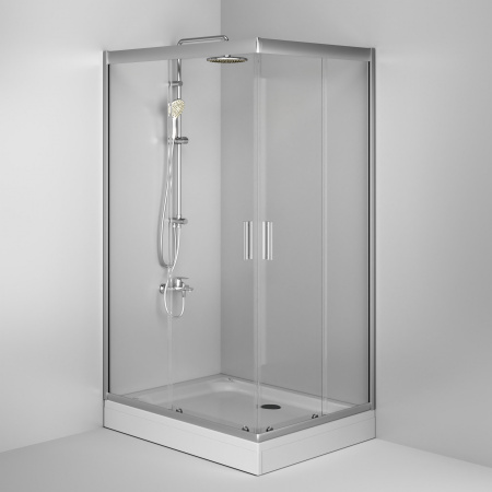 Душевой уголок (120х80) Am.Pm Gem Twin Slide W90G-404-120280-MT