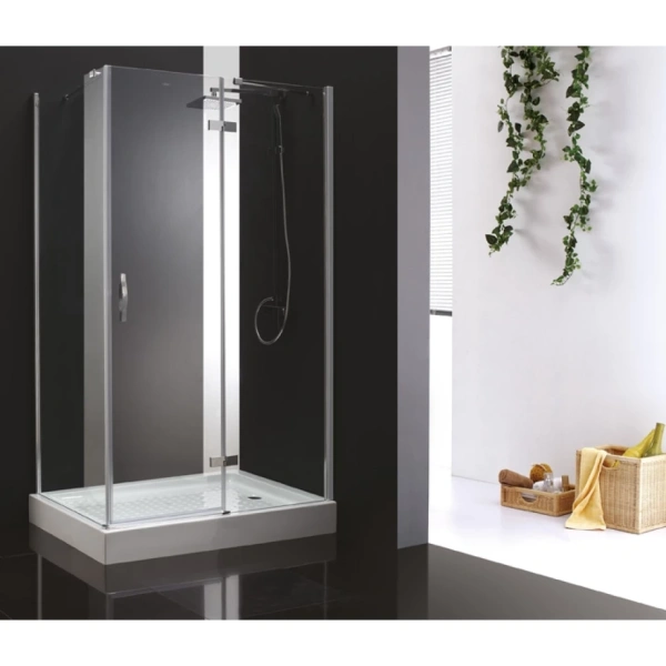 Акриловый душевой  поддон (100х80) CEZARES TRAY-A-AH-100/80-15-W