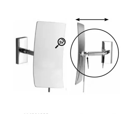 Косметическое зеркало без подсветки Bemeta 116201222