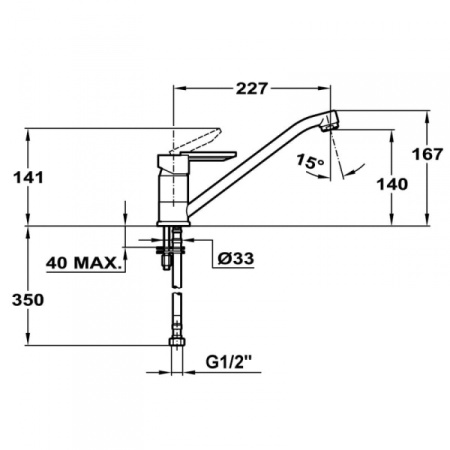 Смеситель для мойки Mofem Samba 652-0074-10