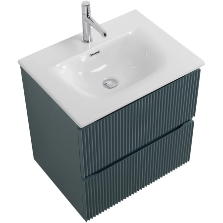 Тумба под раковину 60 BelBagno Uno UNO-600-2C-SO-AO голубой матовый, без раковины