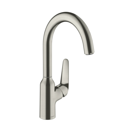Смеситель для кухни однорычажный Hansgrohe Focus M42 71802800 нержавеющая сталь