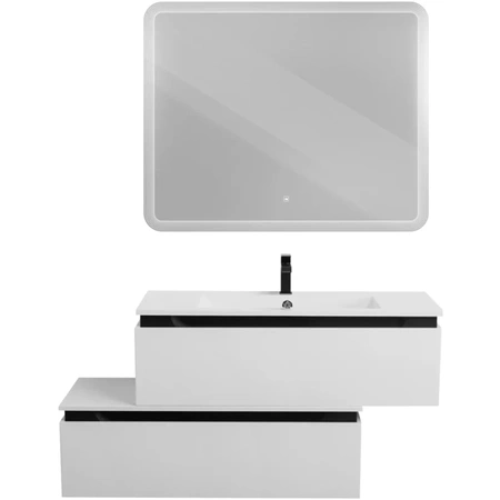 Тумба под раковину Cezares SLIDER-1000-1C-SO-BO Bianco Opaco