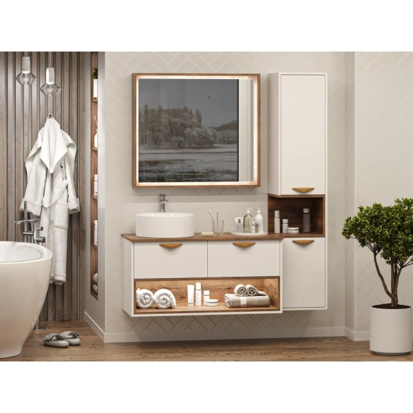 Тумба под раковину Brevita Bergen 105 BER-07105-19-01-2Я