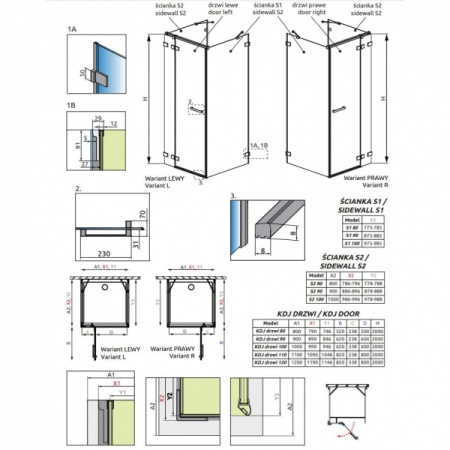 Душевая дверь Radaway Euphoria 383612-01L