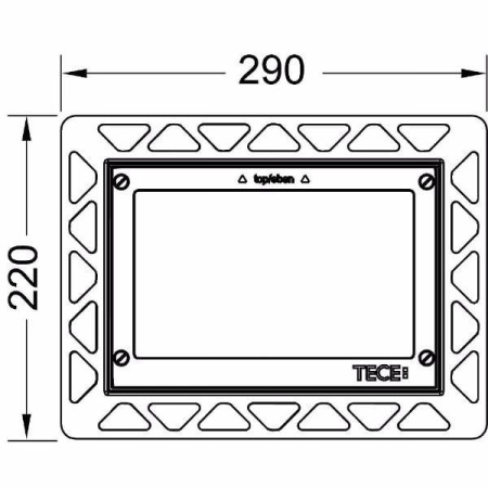 Рамка монтажная металлическая TECE 9240644