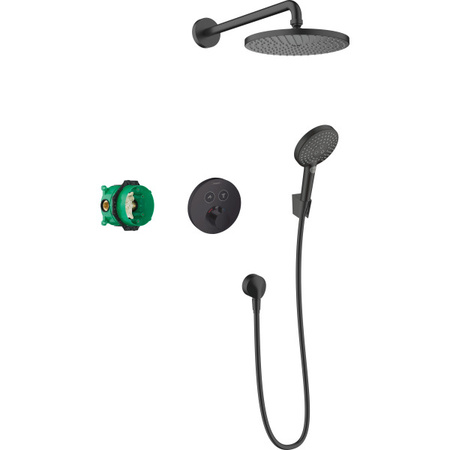 Душевой комплект с термостатом Hansgrohe Raindance S 240 1jet PowderRain 27959670 хром
