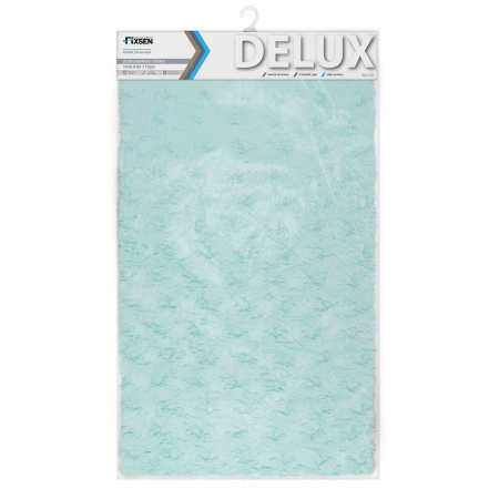 Коврик для ванной 1-ый Fixsen DELUX, бирюзовый  FX-9040T