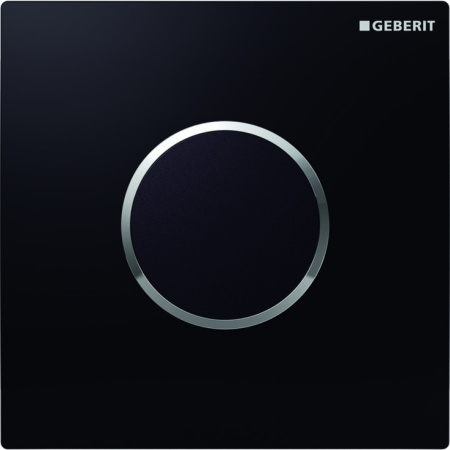 Система электронного управления смывом писсуара Geberit 10: черная, глянцевый хром 116.025.KM.1