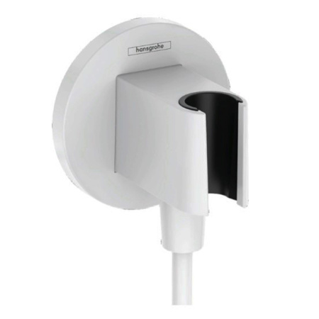 Шланговое подсоединение Hansgrohe FixFit S 26888700 белый матовый
