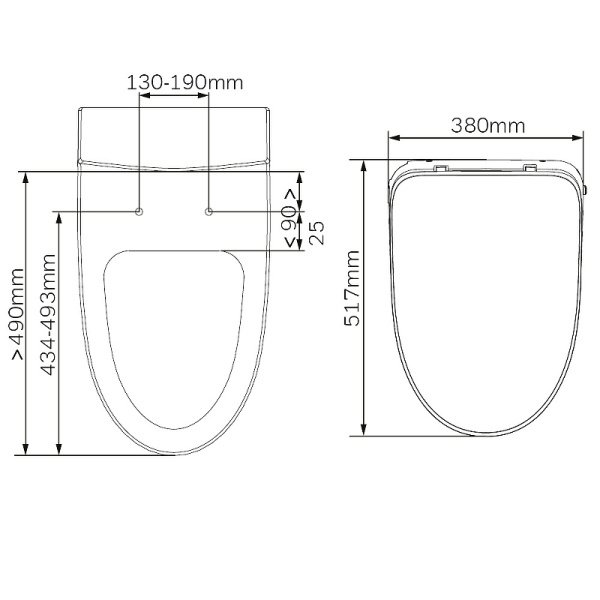 Крышка-биде AM.PM Func CCC8F7851WH