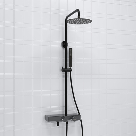 Душевая система WasserKRAFT A114.258.218.CB Thermo