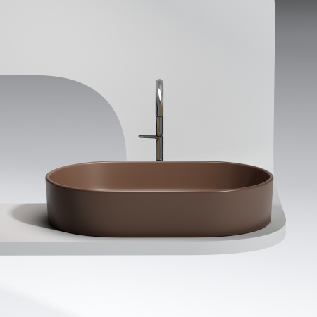 Раковина накладная (60,8х38,5) Ceramica Nova ELEMENT CN6048MDB